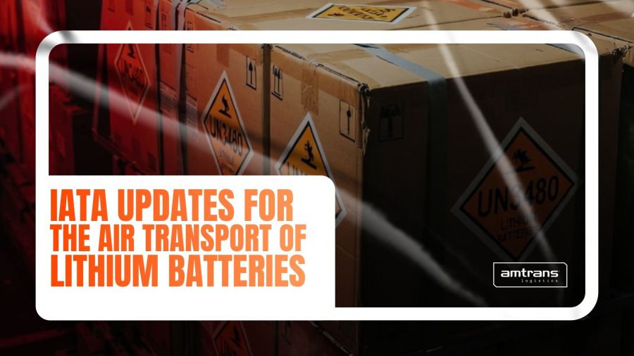 IATA updates for the air transport of lithium batteries