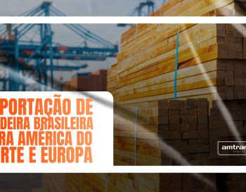 Exportação de madeira brasileira para América do Norte e Europa